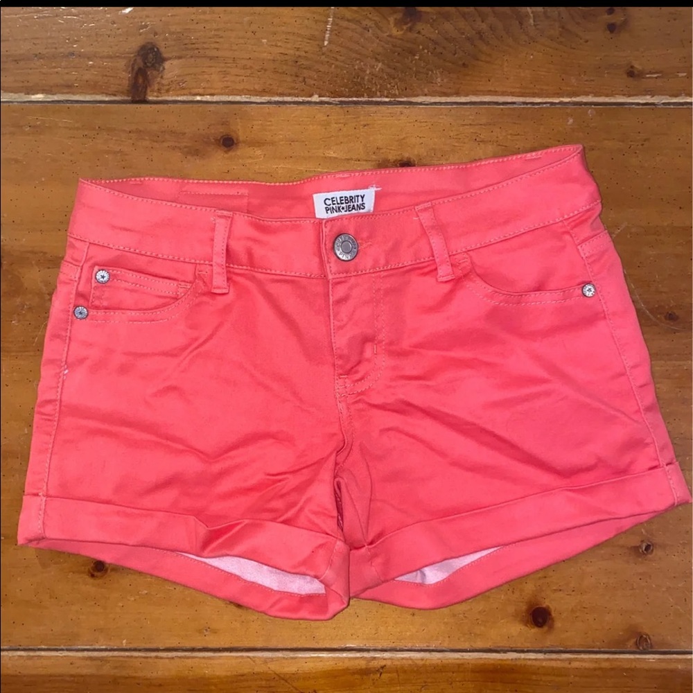 Celebrity Pink Jean Shorts